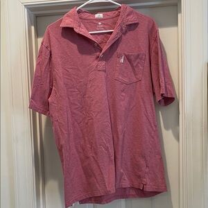johnnie-O Classic Pink red Polo Shirt
